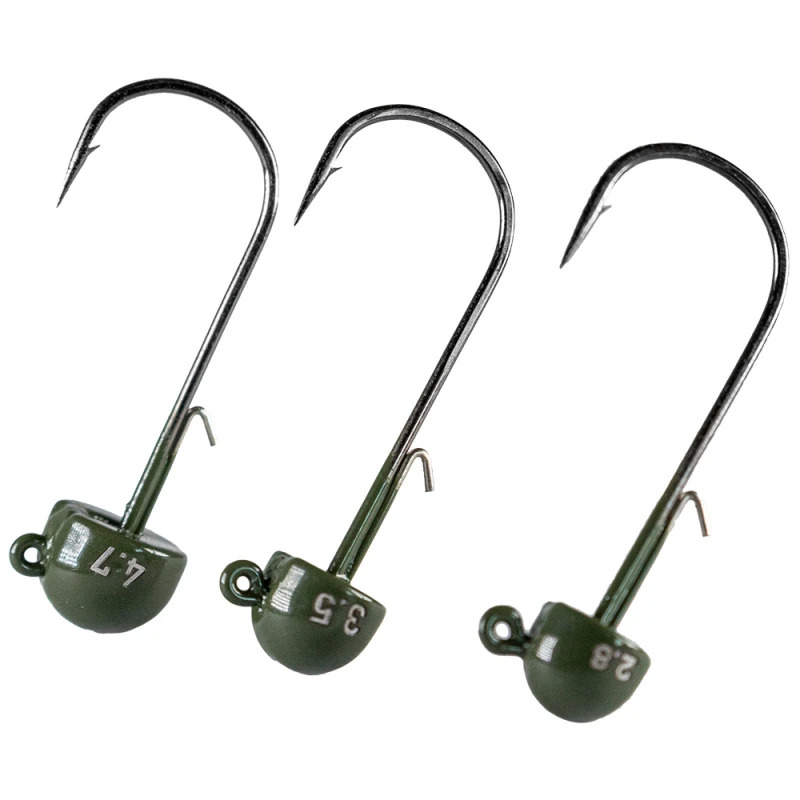 LMAB Tungsten Ned Jig Green Pumpkin – Bild 2