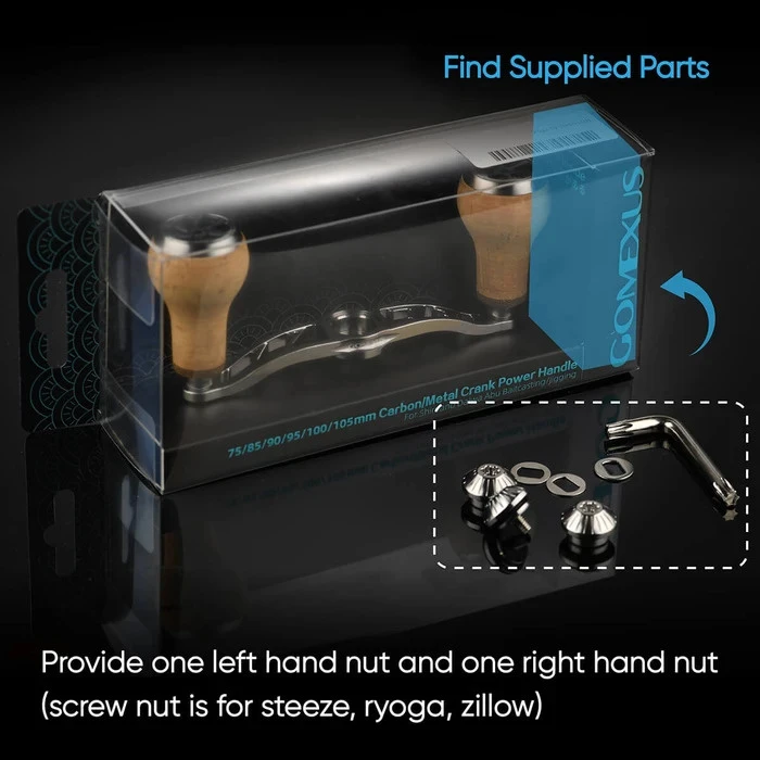 Gomexus Aluminum Double Handle With Cork Knob – Bild 4