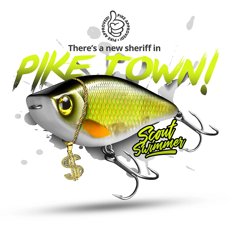 Scout Swimmer 12,5cm 67g Slow Sink – Bild 2